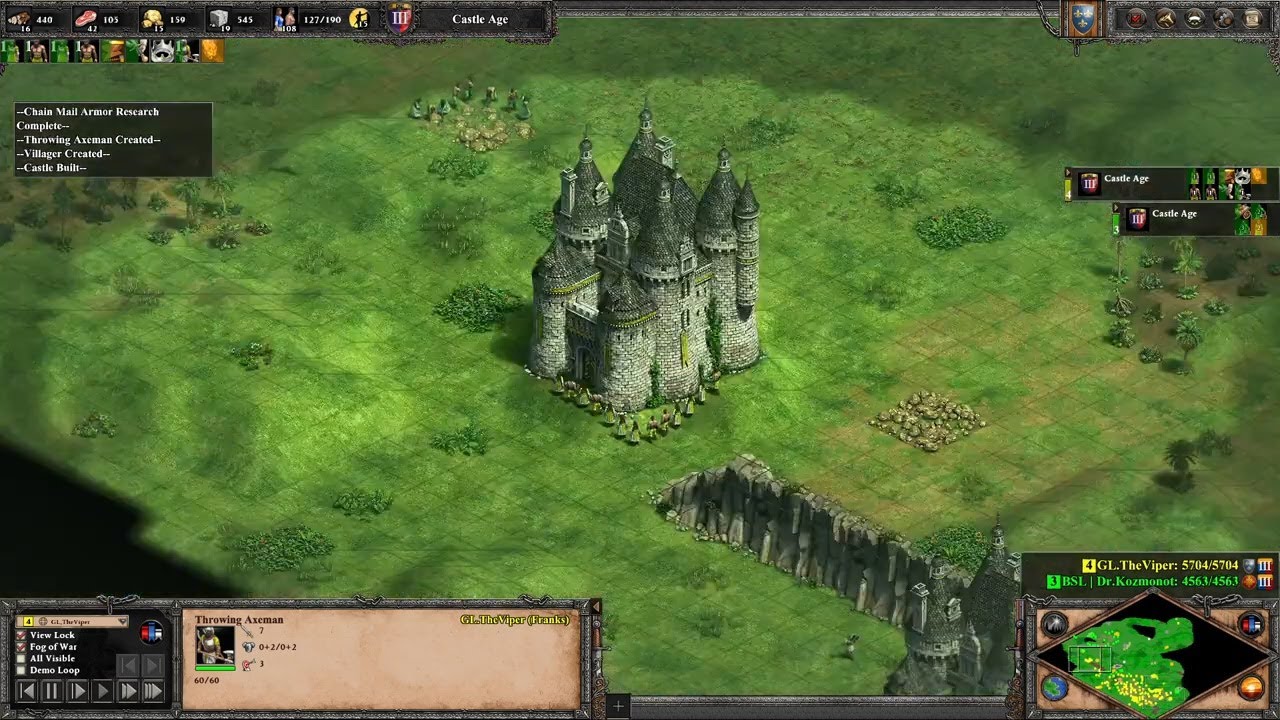 High Elo Arabia Clash | 𝐓𝐡𝐞𝐕𝐢𝐩𝐞𝐫 (Franks) vs Chinese | AoE2 DE