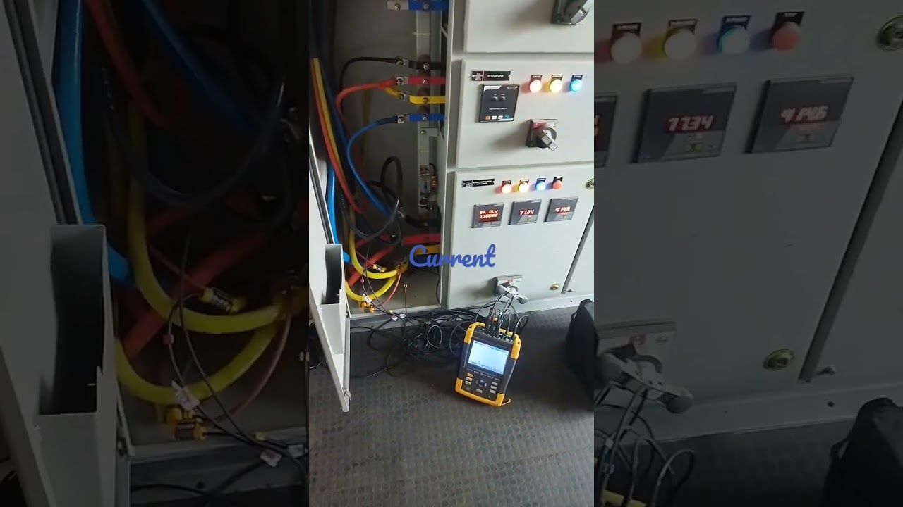 How Voltage check by using Power analyzer #viral #shorts