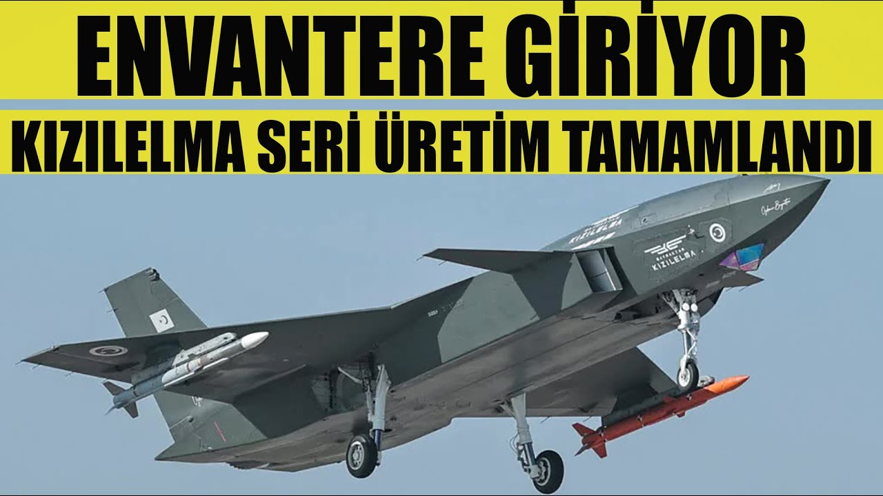 Kızılelma ENVANTERE GİRİYOR-Kızılelma SERİ ÜRETİM TAMAMLANDI