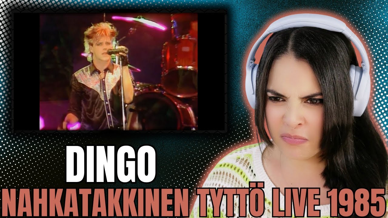 Dingo “Nahkatakkinen tyttö” Live Reaction 🔥 | 1985 Vibes just HIT Different!