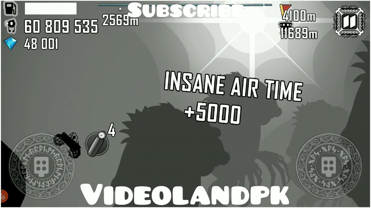 Hill climb racing | Ragnarok | challenge completed