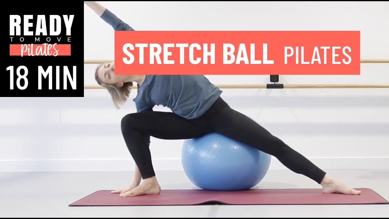 18MIN STRETCH Pilates avec swissball - Ready To Move Sabine Reims