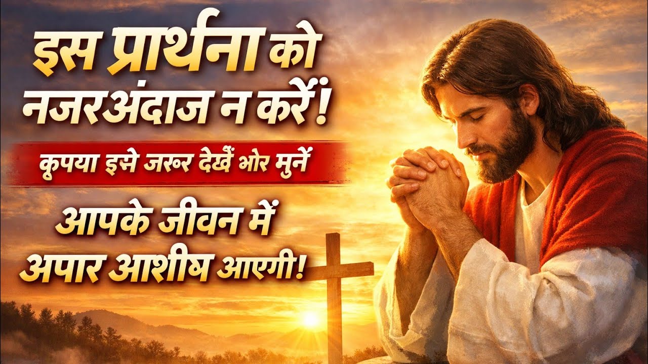 इस प्रार्थना को नजरअंदाज न करें | Morning Prayer Live | यीशु के नाम में