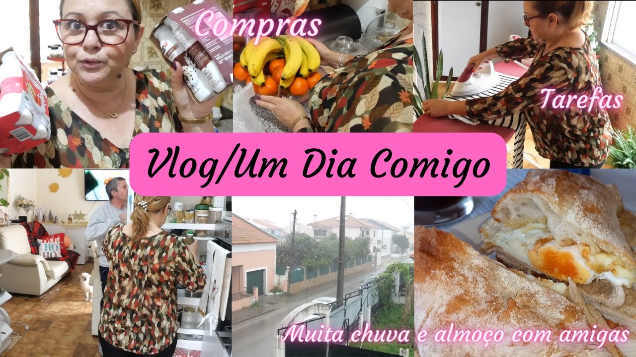 VLOG// UM DIA COMIGO// COMPRAS PARA REPOSIÇÃO// ROTINA// ALMOÇO COM AMIGAS