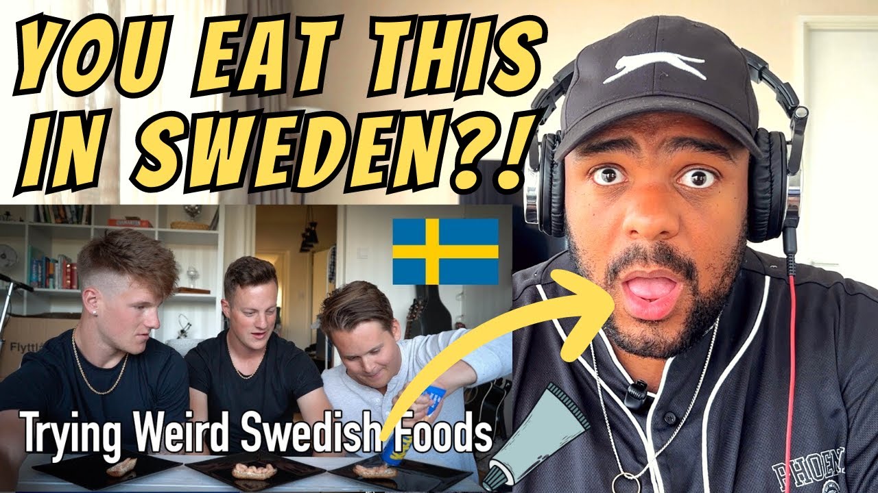 Brit Reacts to Making My American Brother Eat Weird Swedish Foods