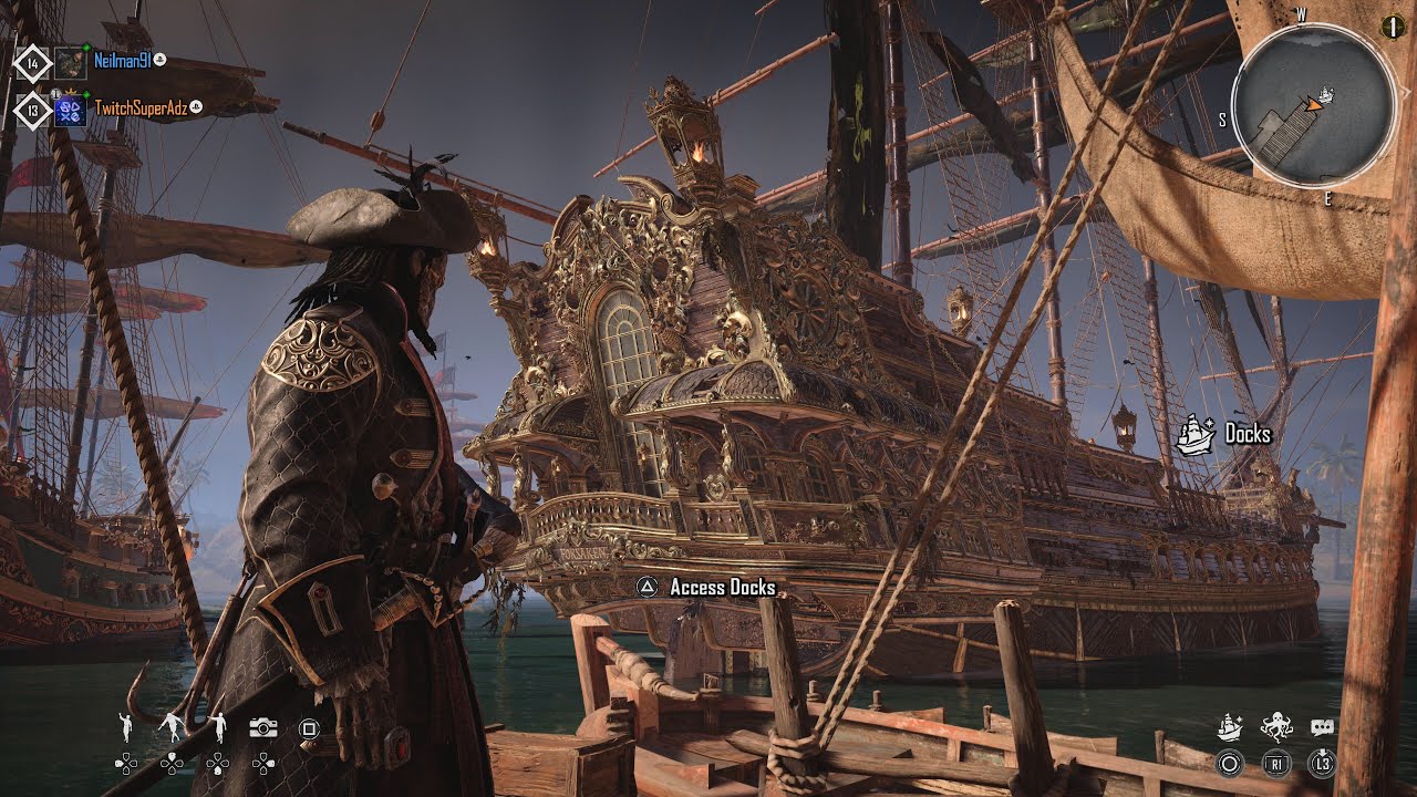 Skull and bones new ship Wicked Green Colossus