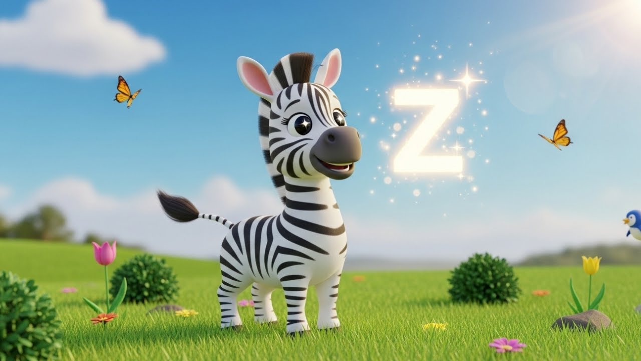 Z for Zebra | ABC Phonics Song for Kids | ABC Learning Video