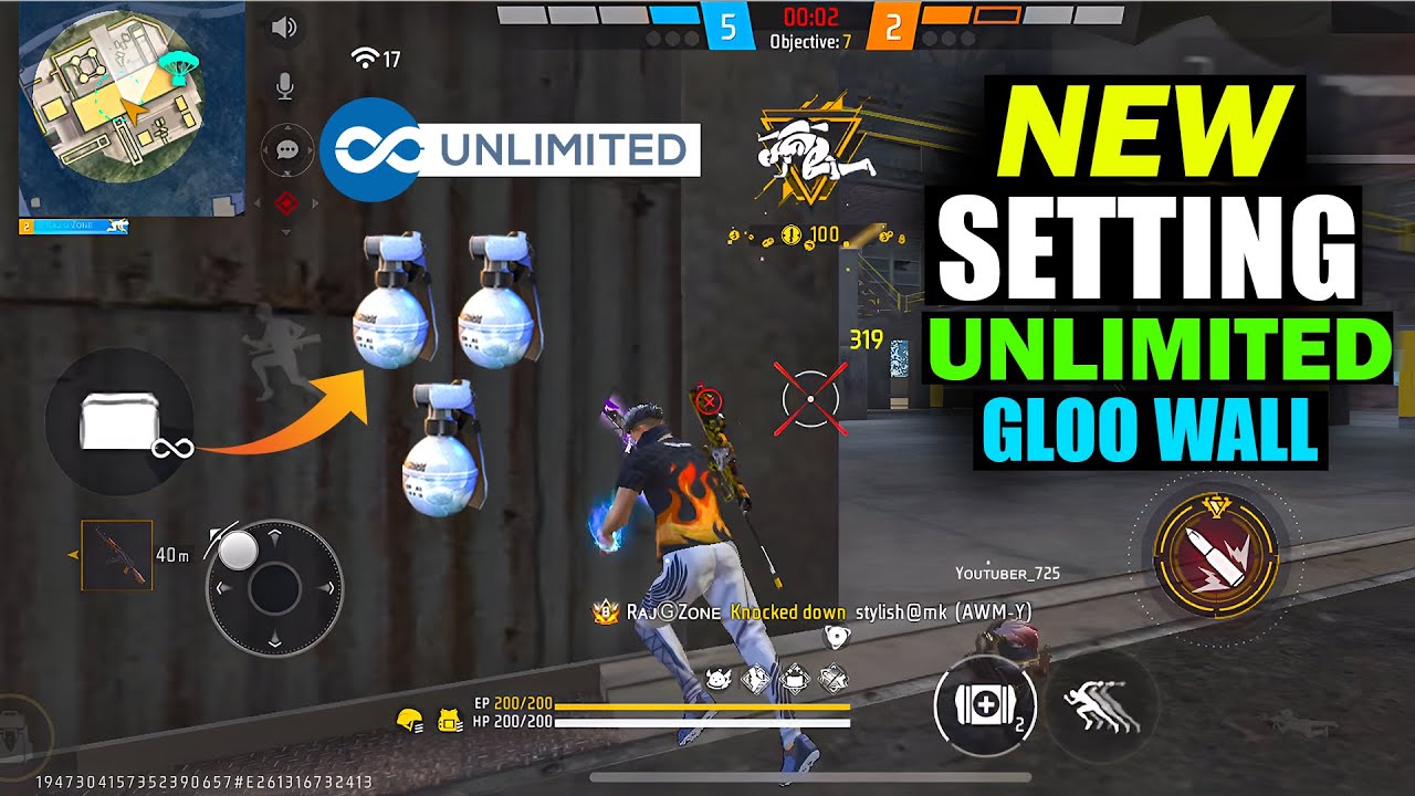 New Unlimited Gloo Wall Custom Setting in Free Fire | Unlimited Custom Gloo Wall Nahi Ban Raha Hai 🤫