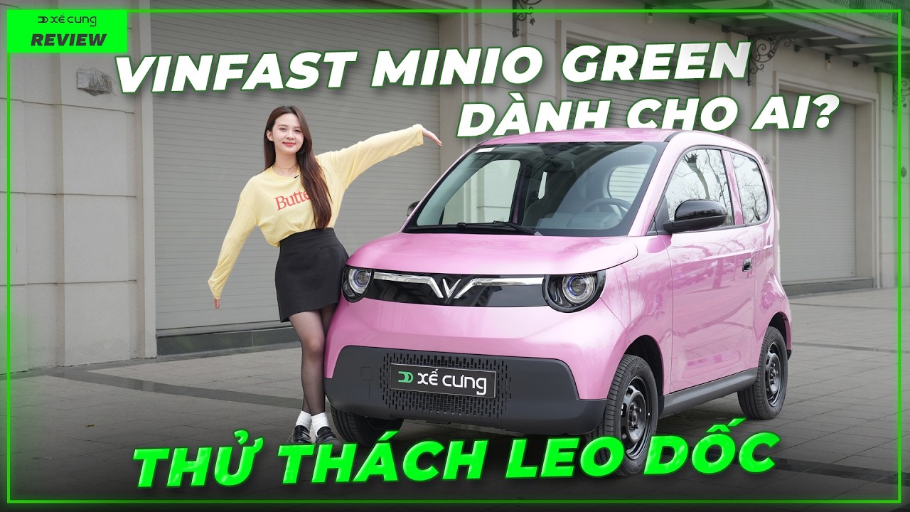 Thử th&aacute;ch leo dốc hầm với Vinfast Minio Green: d&agrave;nh cho ai, khi đ&atilde; c&oacute; Vinfast VF3 rồi?