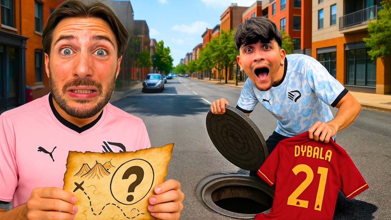⚽️ NASCONDIAMO 10 MAGLIE da CALCIO in giro per la CITT&Agrave;! 😱👕