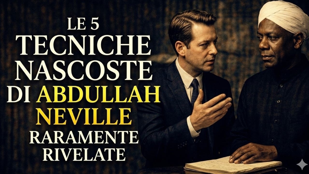5 TECNICHE NASCOSTE DI ABDULLAH CHE NEVILLE GODDARD RARAMENTE RIVELAVA