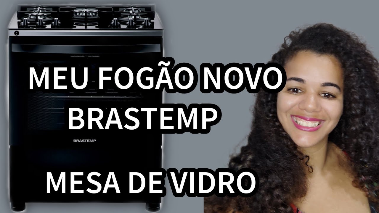 FOGÃO BRASTEMP 5 BOCAS MESA DE VIDRO l UNBOXING