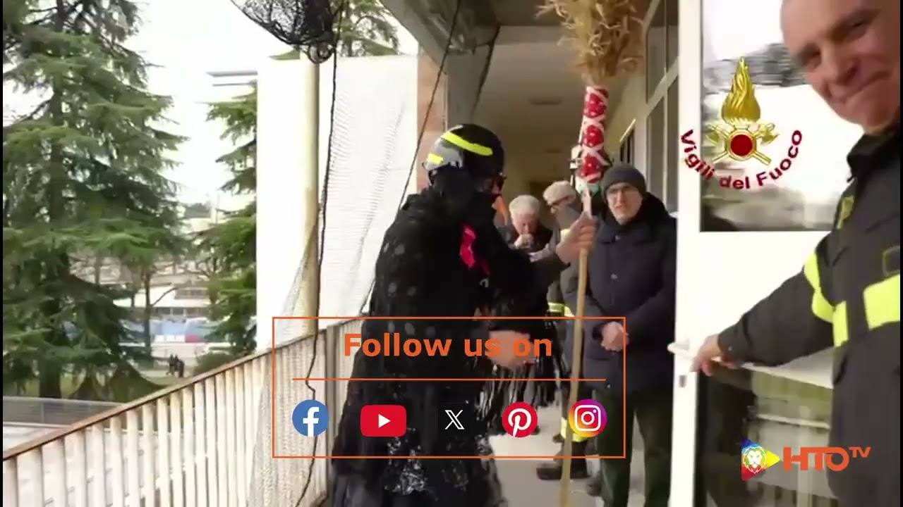 Padova - La Befana dei VVF al reparto Pediatria dell’Ospedale e in Prato della Valle - www.HTO.tv