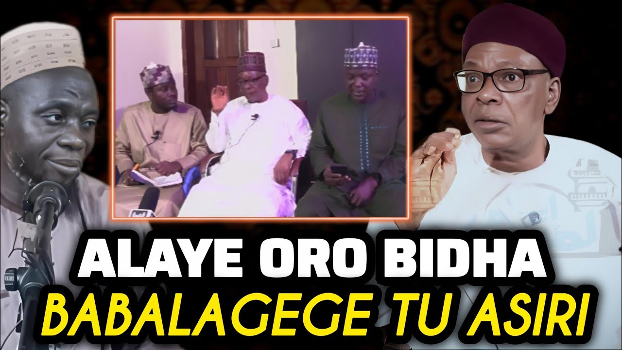 Alaye Ọrọ Bidyah - Sheikh Muhammad Habeebulahi Tu Asiri Lori Ọrọ Bidhya Ati Suffi Ile Yoruba