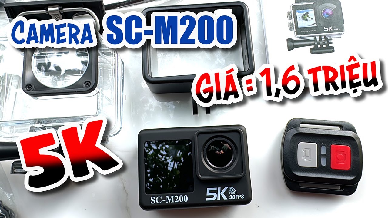 Camera SC-M200 - Giá 1,6 triệu - Bất ngờ với chất lượng 4K quá đẹp trong tầm giá