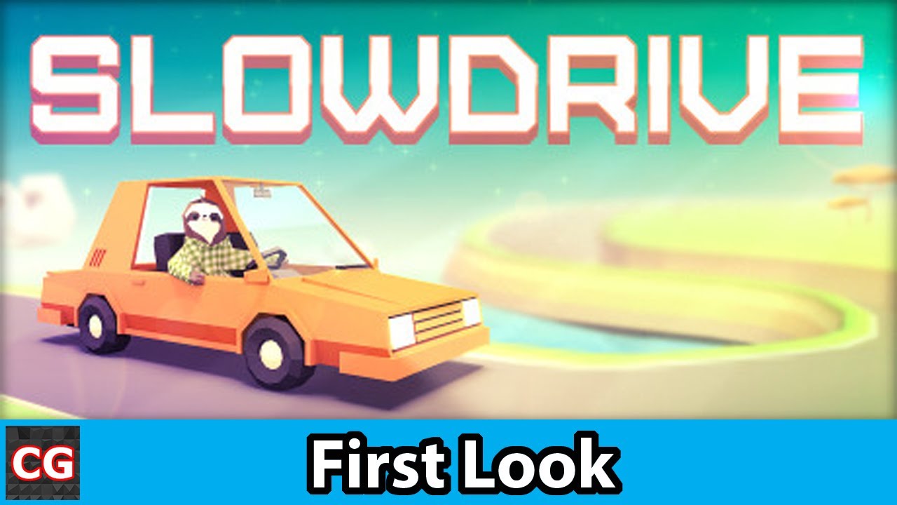 Indie Game First Look: Slowdrive | A Sloth in a Car!