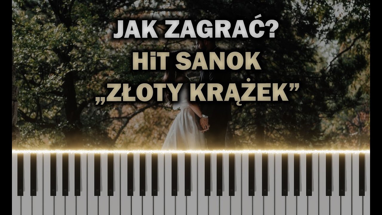 HiT SANOK - Złoty krążek 🎹 Piano Tutorial / Nuty
