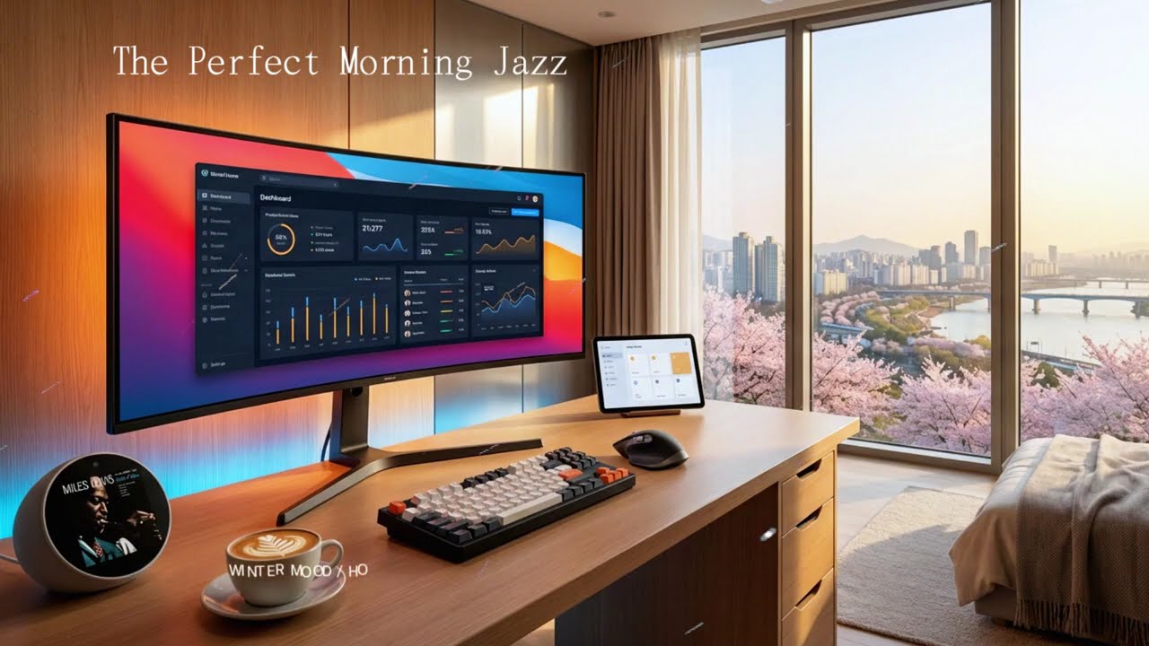 Coffee Shop Vibes ~ Cozy March Morning Jazz & Bossa Nova for Focus, Study and Work