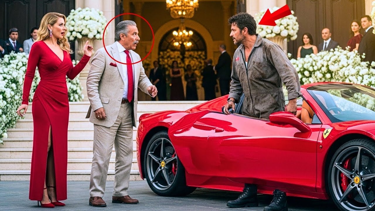 MECÁNICO HUMILLADO DURANTE AÑOS…HASTA QUE LLEGÓ EN UNA FERRARI A LA BODA DEL HIJO DEL JEFE