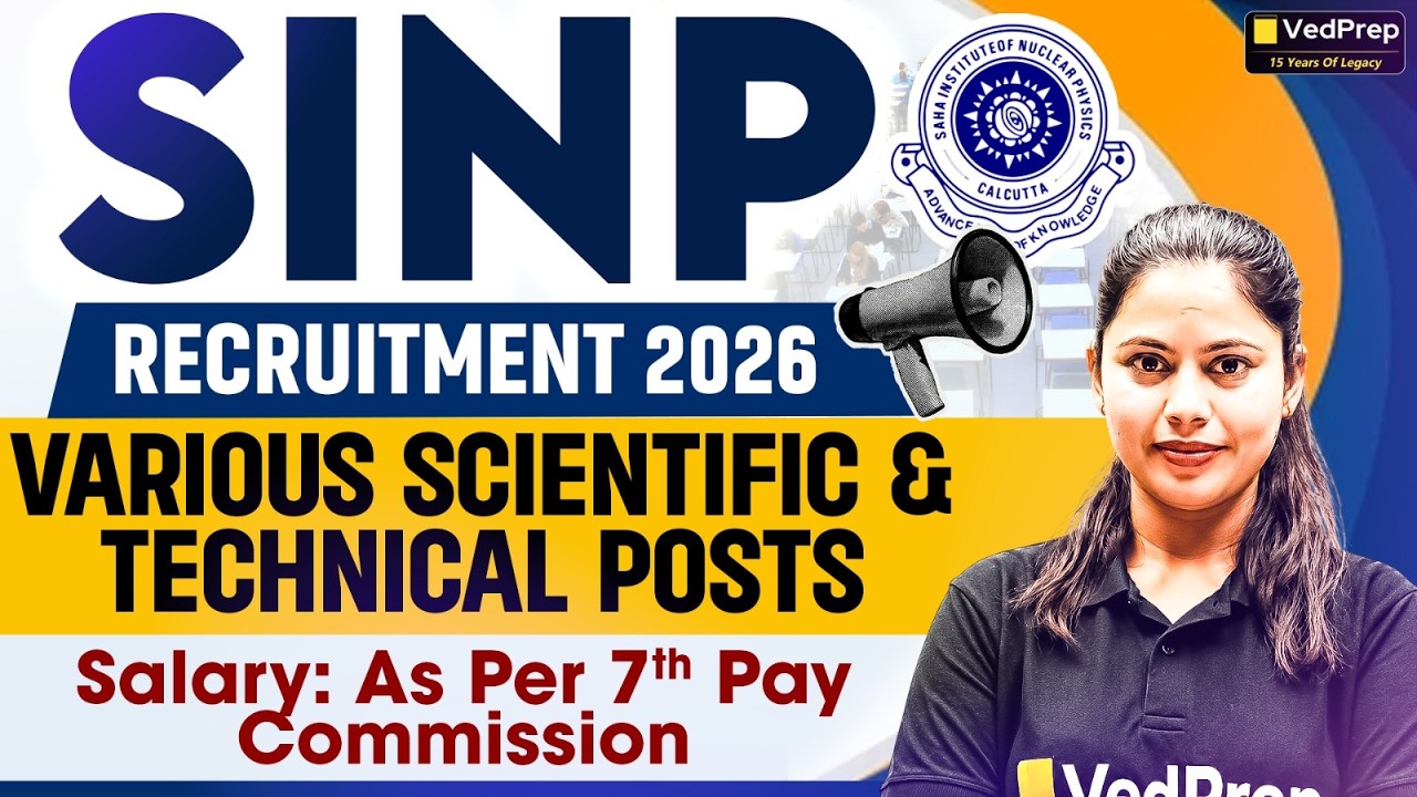 🚨 Saha Institute Recruitment 2026 | 7th Pay Commission Salary | Complete Details