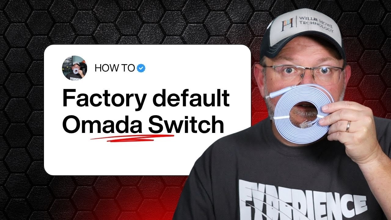 How to factory default a TP Link Omada Switch