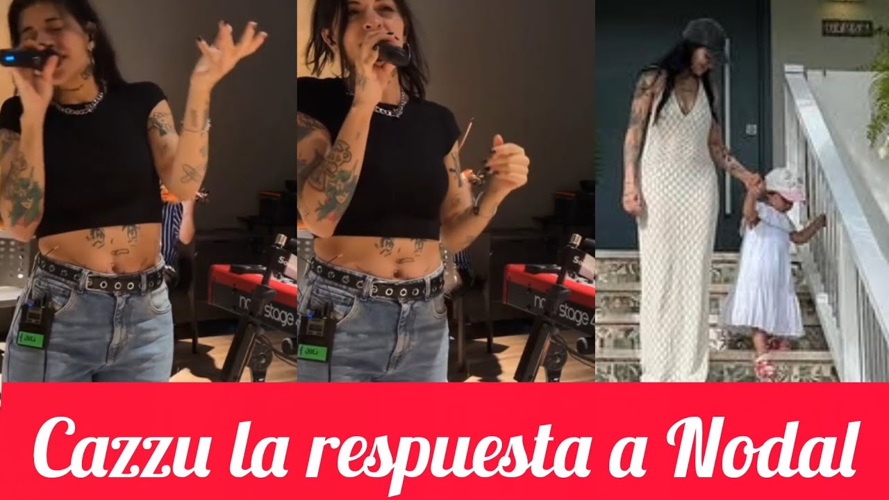 CAZZU RETA A NODAL ESTO CONTINUA #angelaaguilar #cristiannodal 