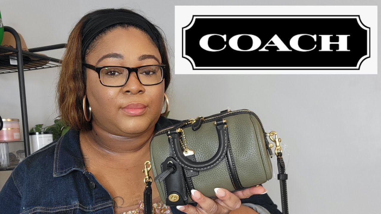 NEW BAG ALERT!!! COACH RUBY SATCHEL 18 UNBOXING | ARMY GREEN MULTI