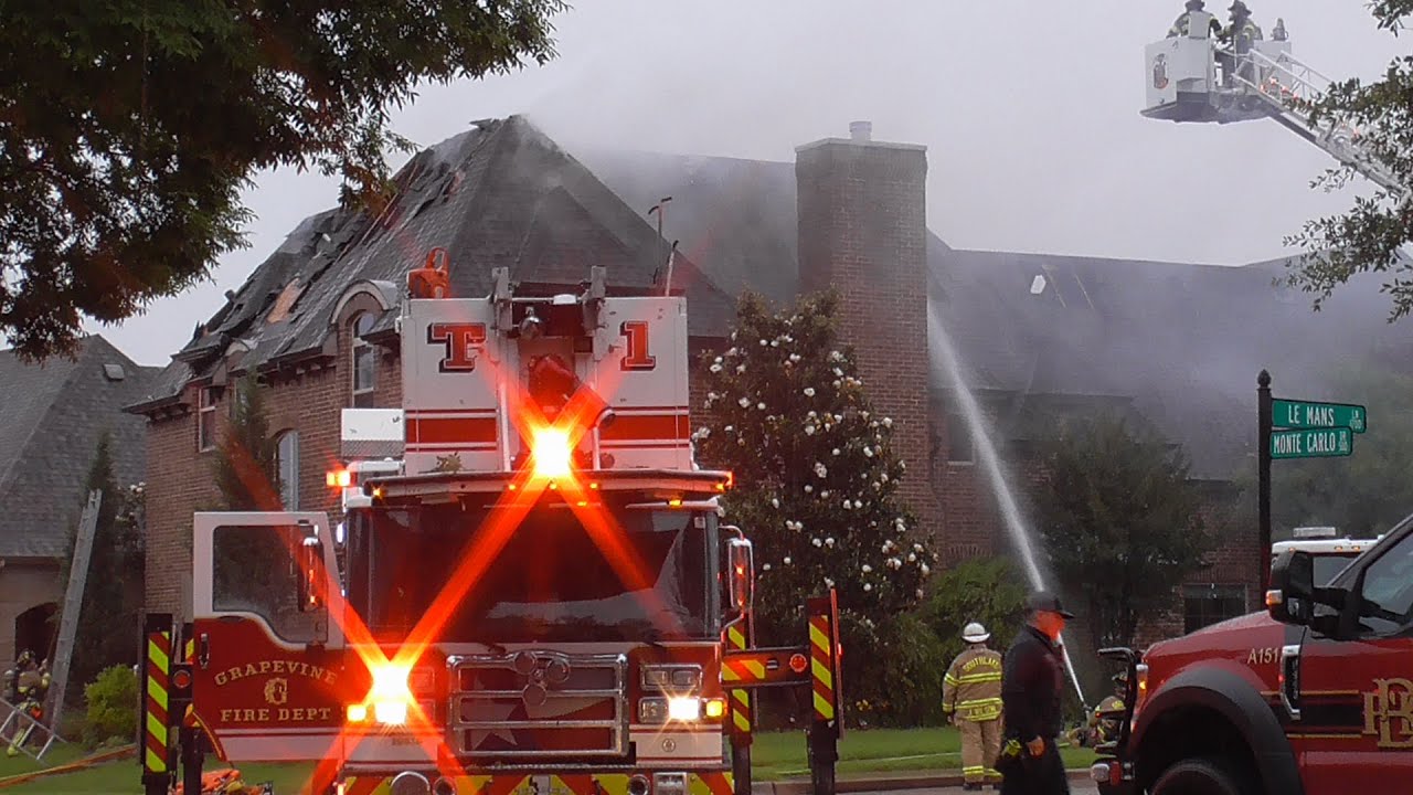 (ON-SCENE EARLY ARRIVAL) Monte Carlo Southlake Structure Fire 5/5/25