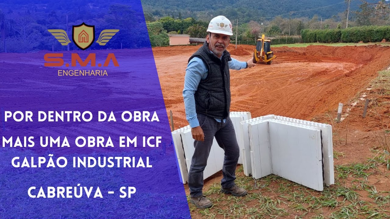 Mais uma obra de ICF - Galp&atilde;o Industrial - Cabre&uacute;va/SP