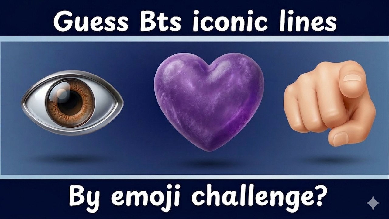Guess the BTS Iconic Lines by Emoji challenge | BTS QUIZ
