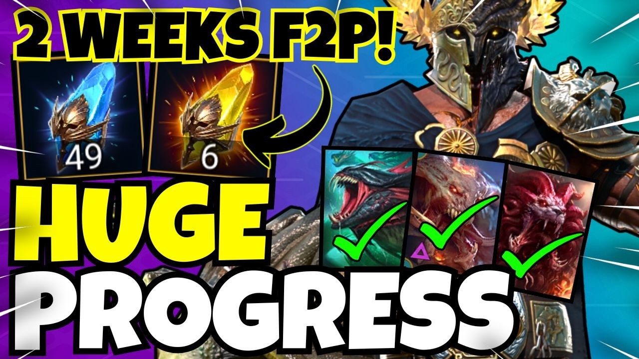 Пелопс — настоящий монстр! Быстрый прогресс за 2 недели в режиме F2P!!! [Рейд: Теневые легенды]