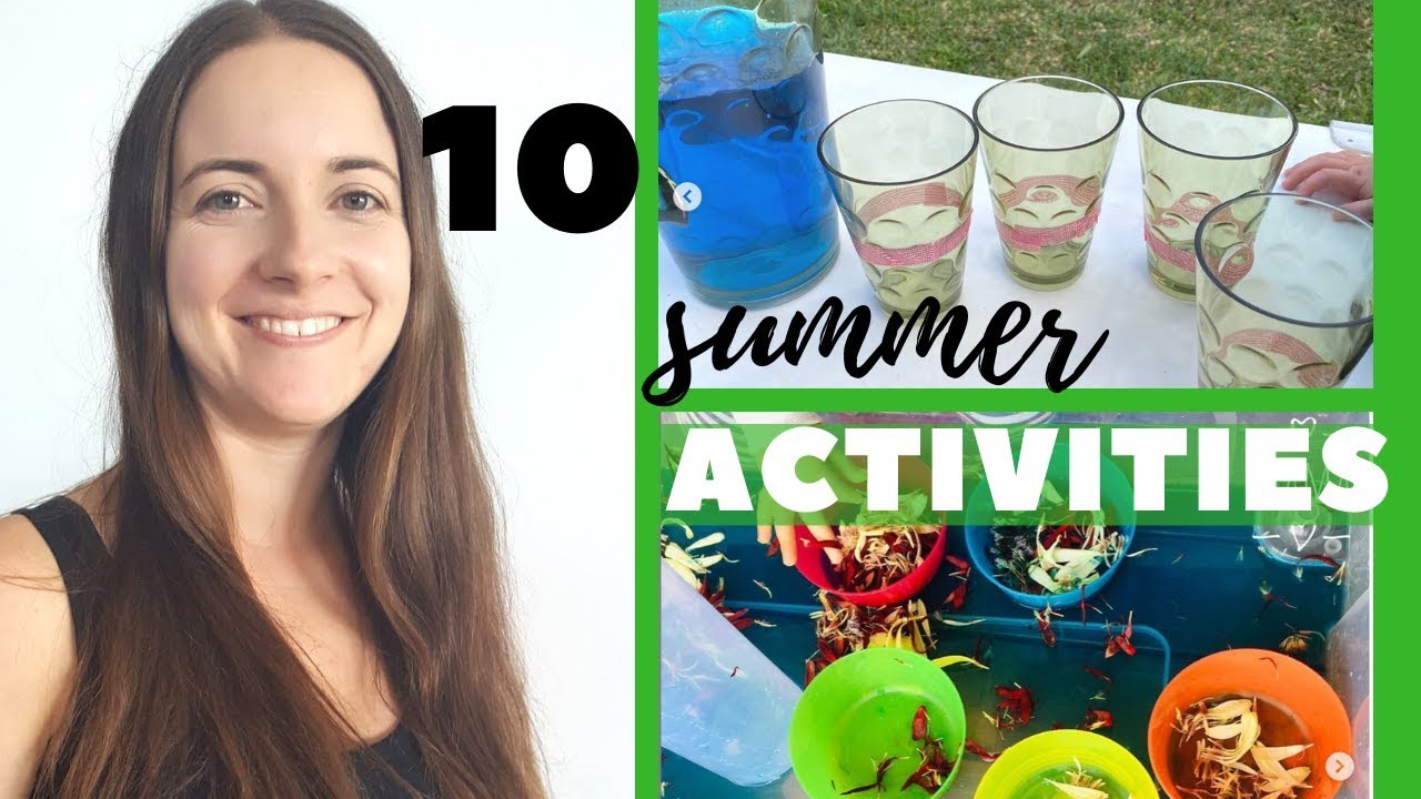 10 SUMMER ACTIVITIES FOR YOUR TODDLERS & PRESCHOOLERS AT HOME | DIY ACTIVITIES FOR 1-2 YEAR OLDS