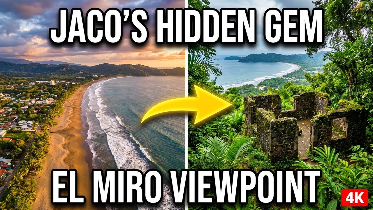 Jaco Coastline + El Miro 4K | Aerial Views of Costa Rica's Tropical Paradise