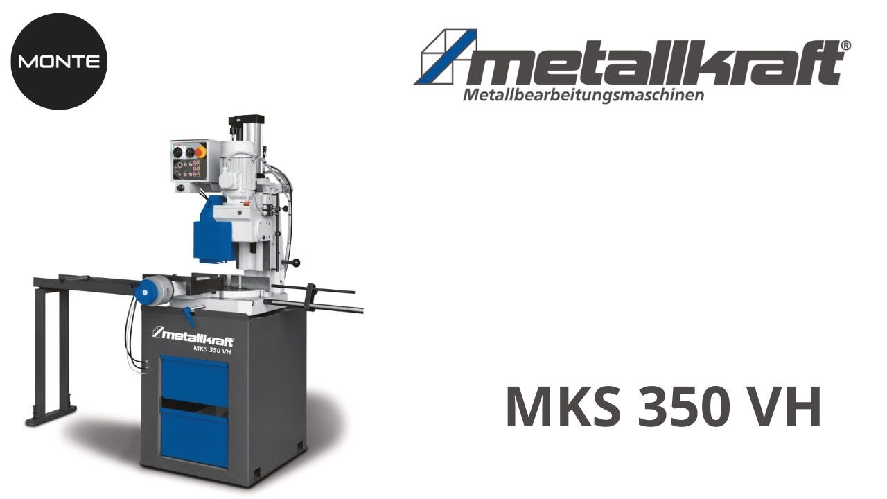 Półautomatyczna pionowa piła tarczowa do metalu MKS 350 VH Metallkraft 3623350
