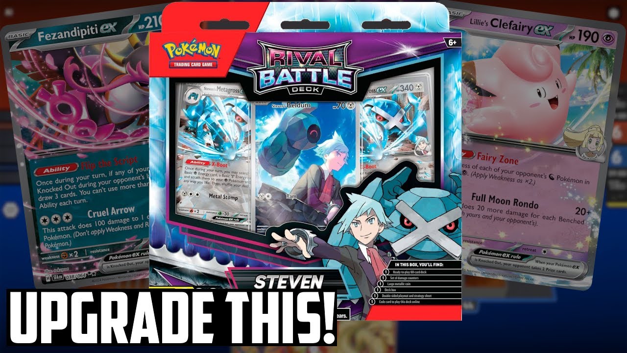 UPGRADE the Steven Rival Battle Deck! - Metagross ex - Pokemon TCG