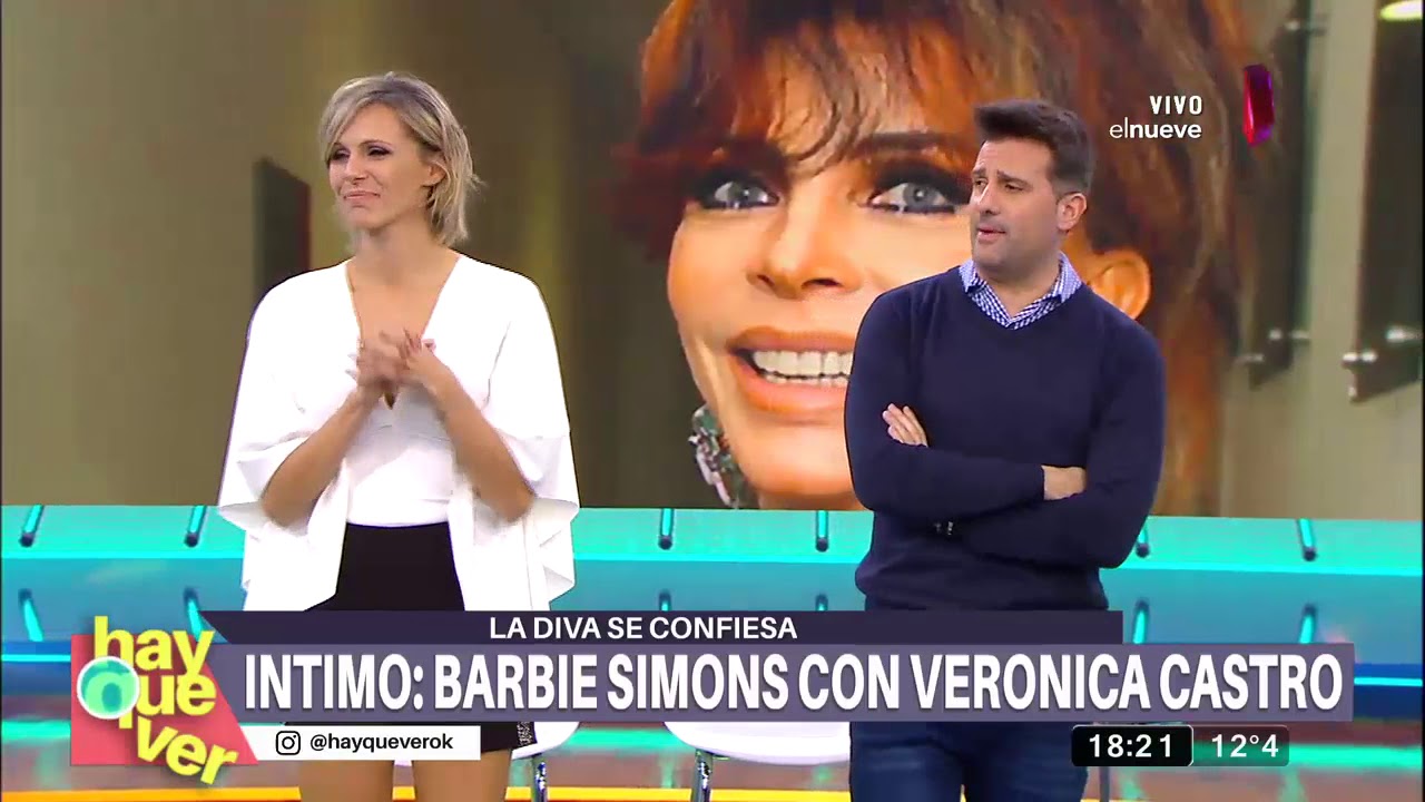 Verónica Castro se confesó con Barbie Simons