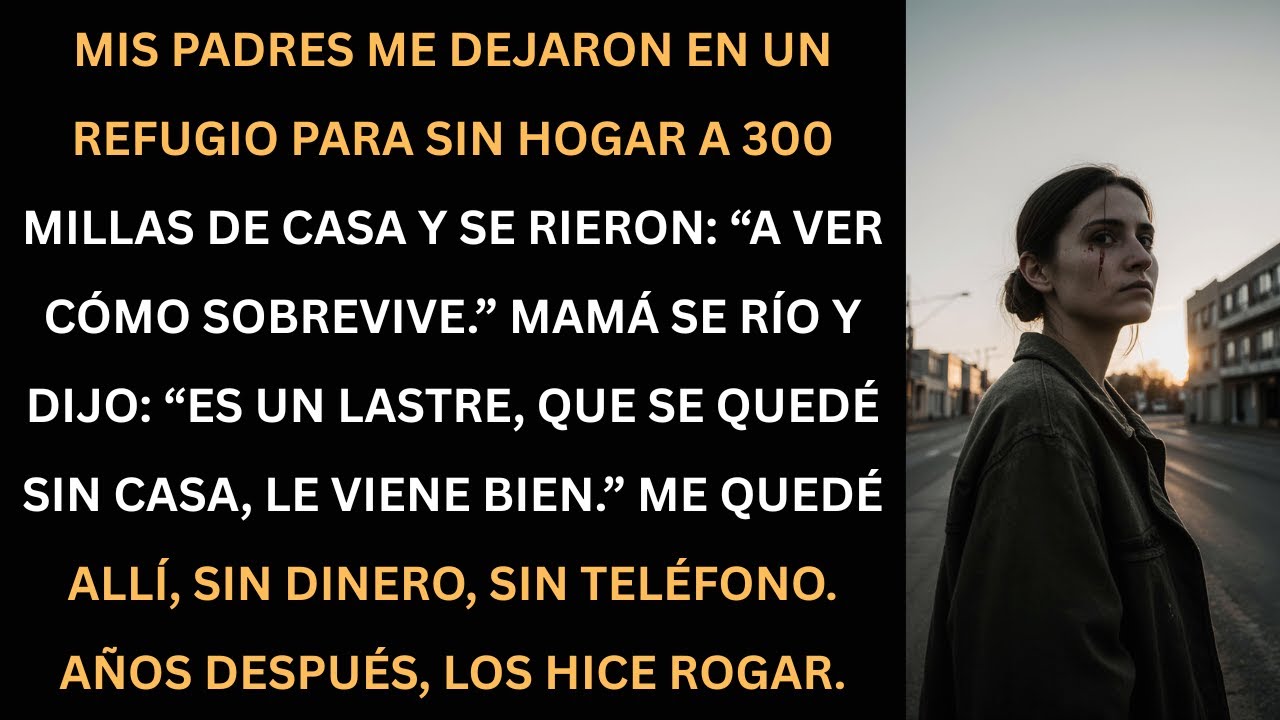 Me dejaron sola en un refugio y se rieron—pero años después, ellos me suplicaron.