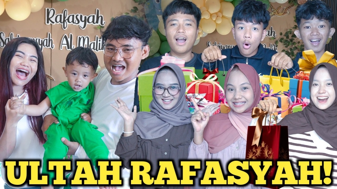 SATU RUMAH KE ACARA ULTAH RAFASYAH YANG KE 2