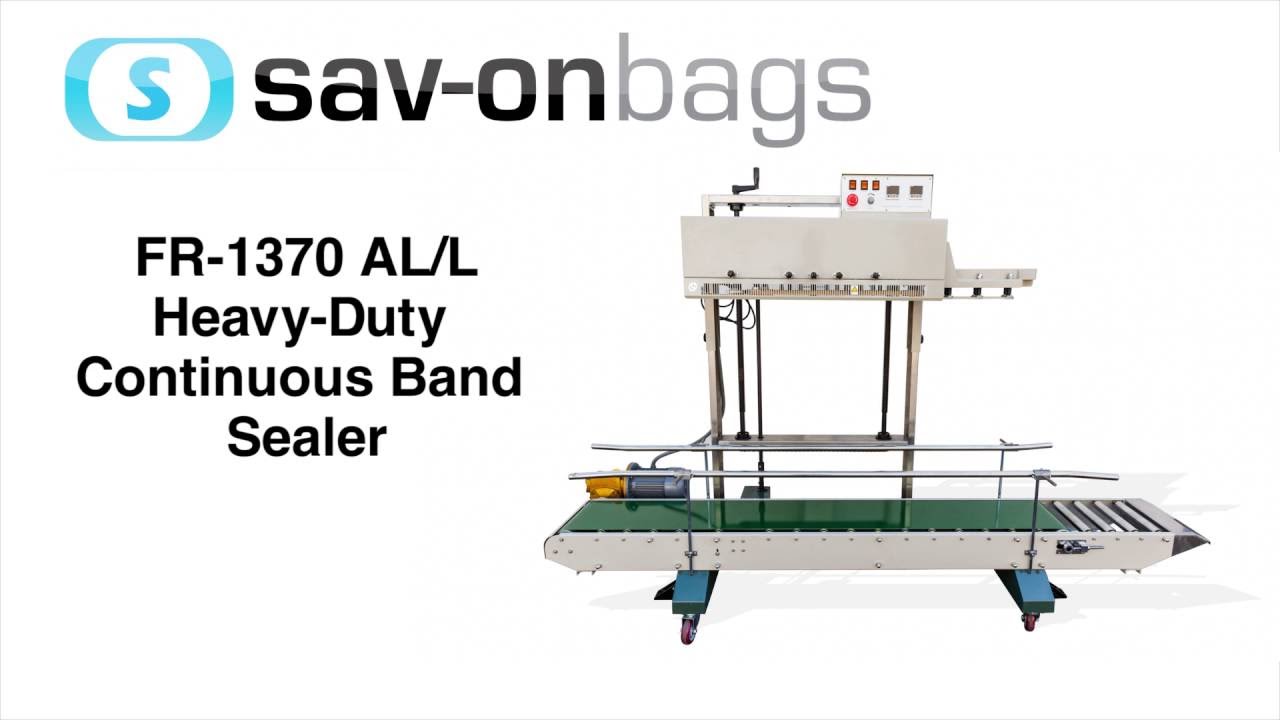 FR-1370 AL/L Heavy Duty Continuous Band Sealer