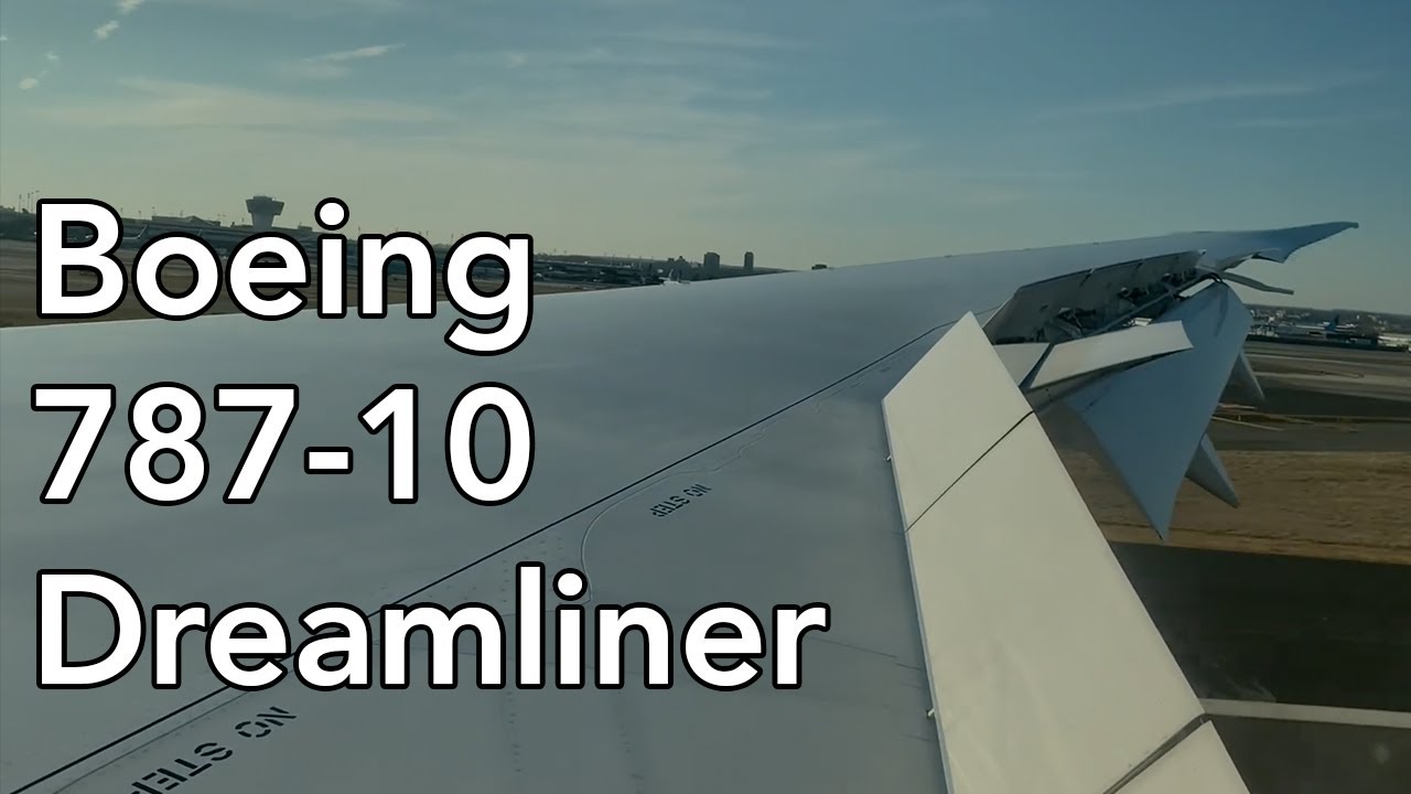 Boeing 787-10 Dreamliner Landing at Newark Intl