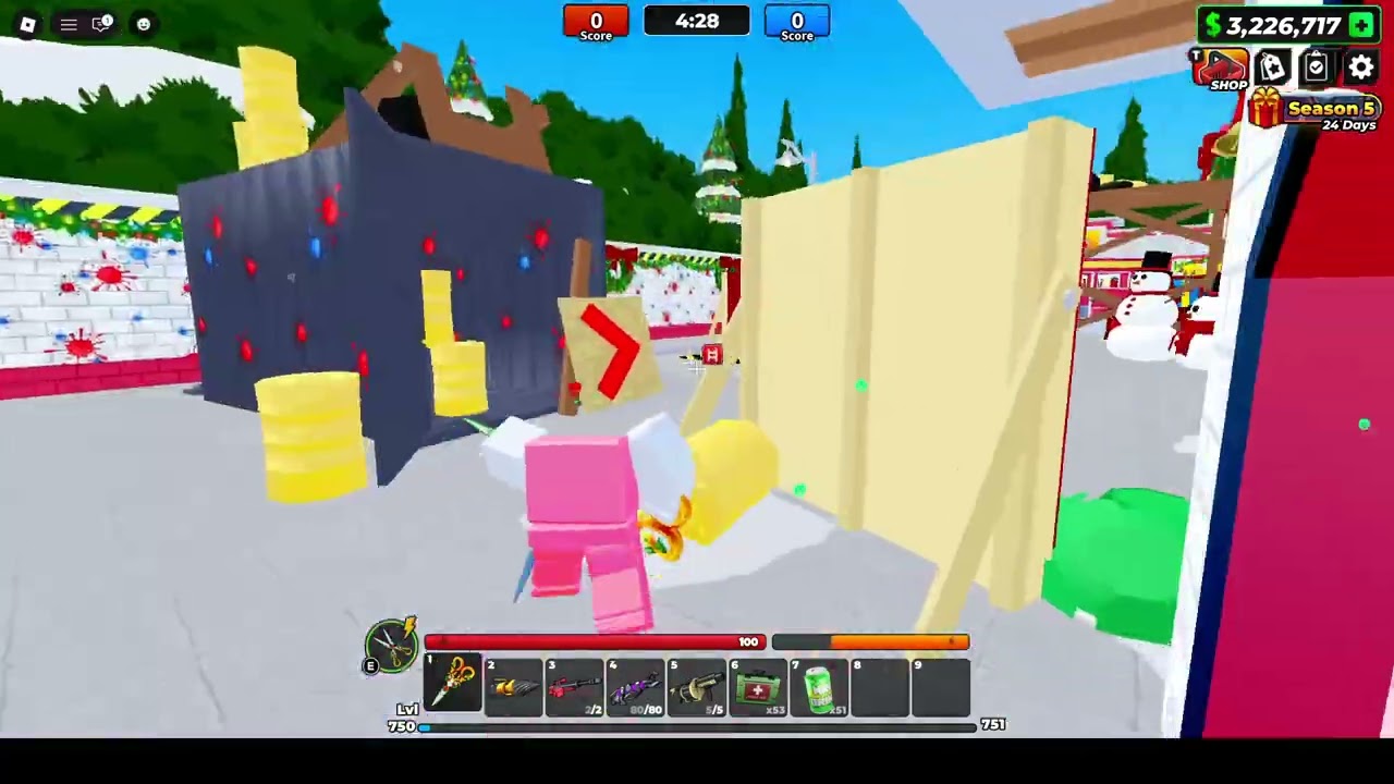 Flag Wars! - Holiday Scissors, Sleigh Bell gameplay