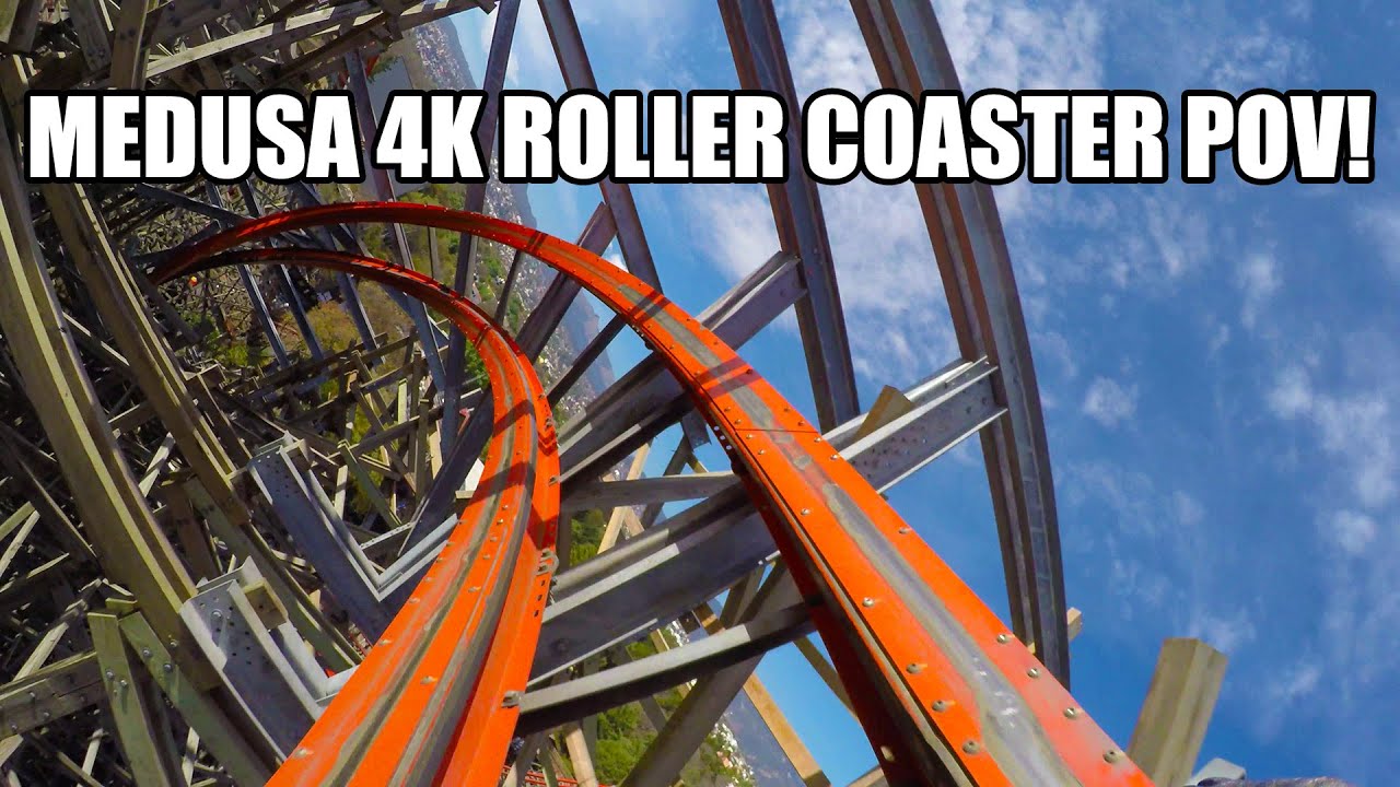 Medusa 4K Roller Coaster POV Ultra HD Six Flags Mexico