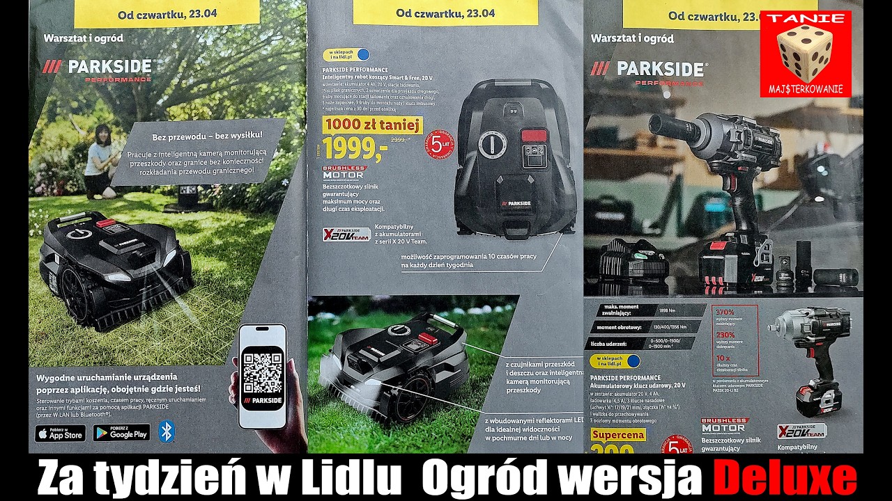 Za Tydzień W Lidlu !!! Ogr&oacute;d wersja Deluxe czyli nowy Katalog Narzędzi PARKSIDE Performance !!!