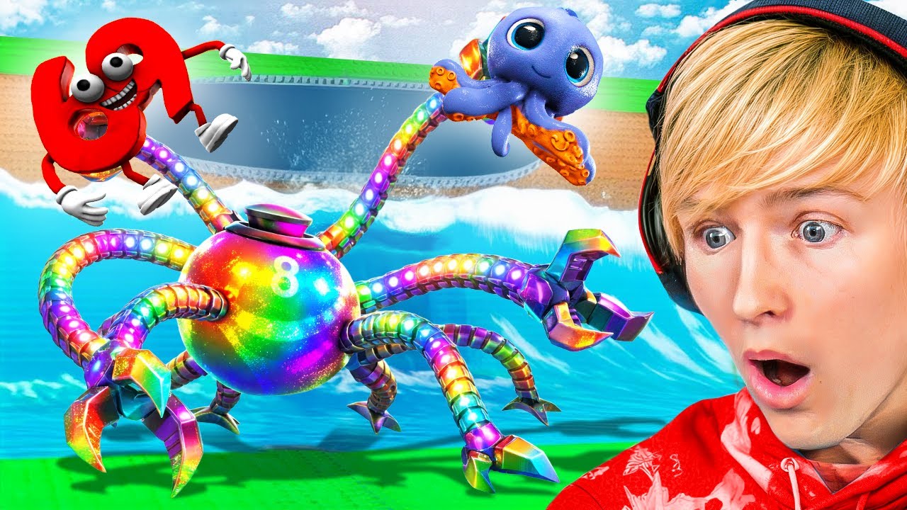 USING HACKED OMNIDROID IN ESCAPE TSUNAMI FOR BRAINROTS... (Roblox)