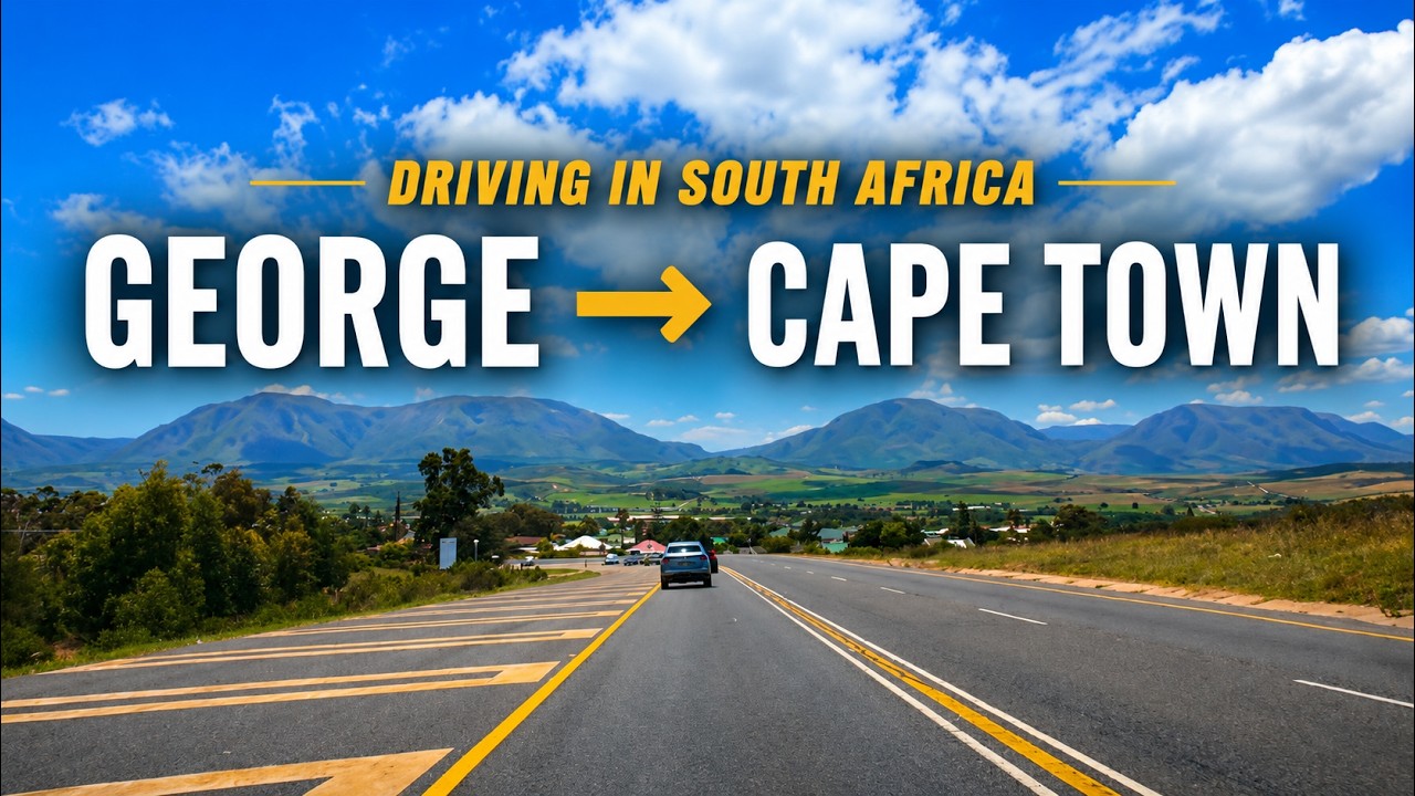 DRIVING FROM GEORGE TO CAPE TOWN (Somerset West) | South Africa