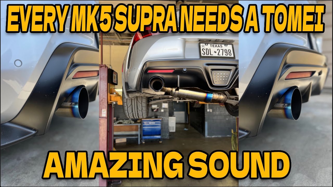 Tomei Exhaust Install on MK5 Toyota Supra: The Ultimate Upgrade!