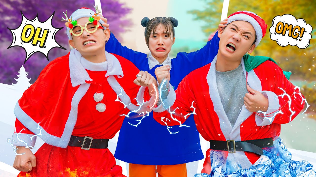 Hạt Tiêu Cùng Ông Già Noel Đi Phát Quà Cho Người Nghèo Ngày Giáng Sinh - Phim Học Đường Táo Xanh TV