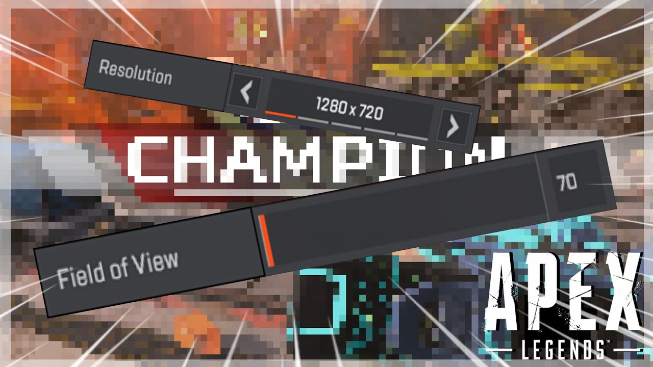 The 70 FOV And LOWEST RESOLUTION CHALLENGE!! In Apex Legends