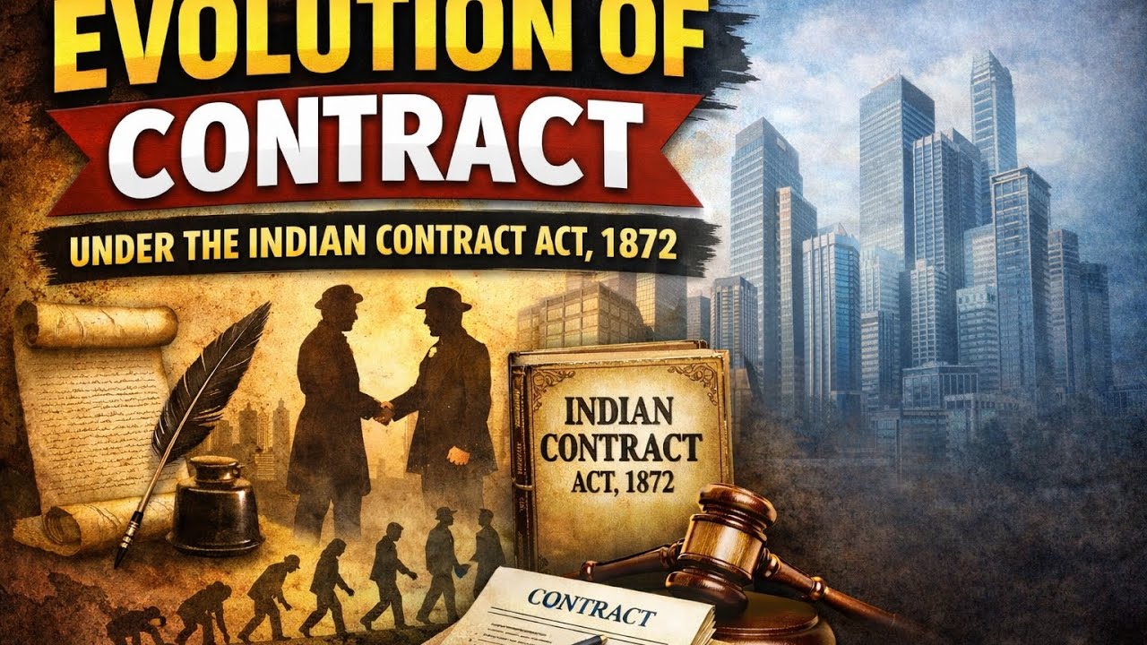 Evolution of Contract under Indian Contract Act, 1872 | Explained for Law Students