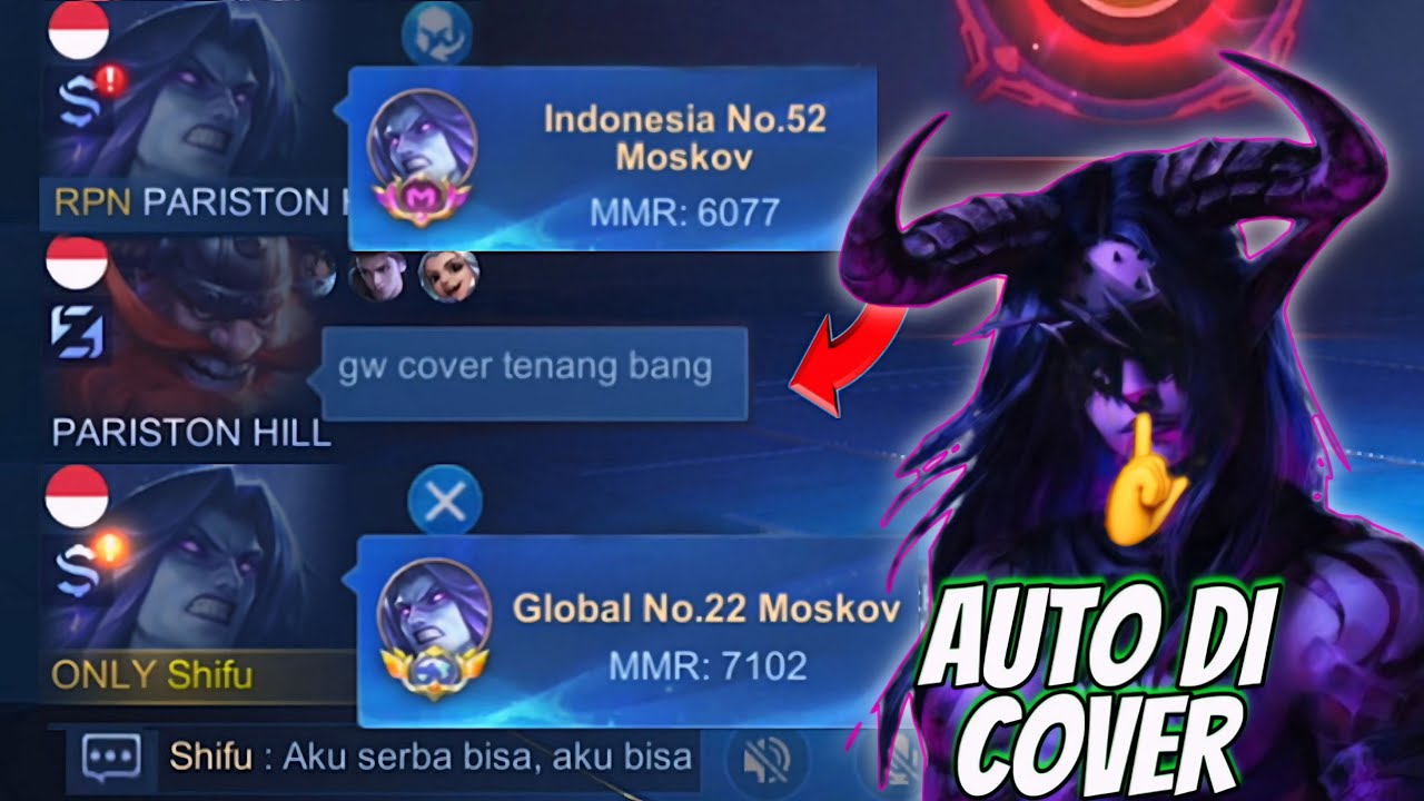 KETIKA ADA YANG PAMER MMR DI DEPAN TOP GLOBAL MOSKOV